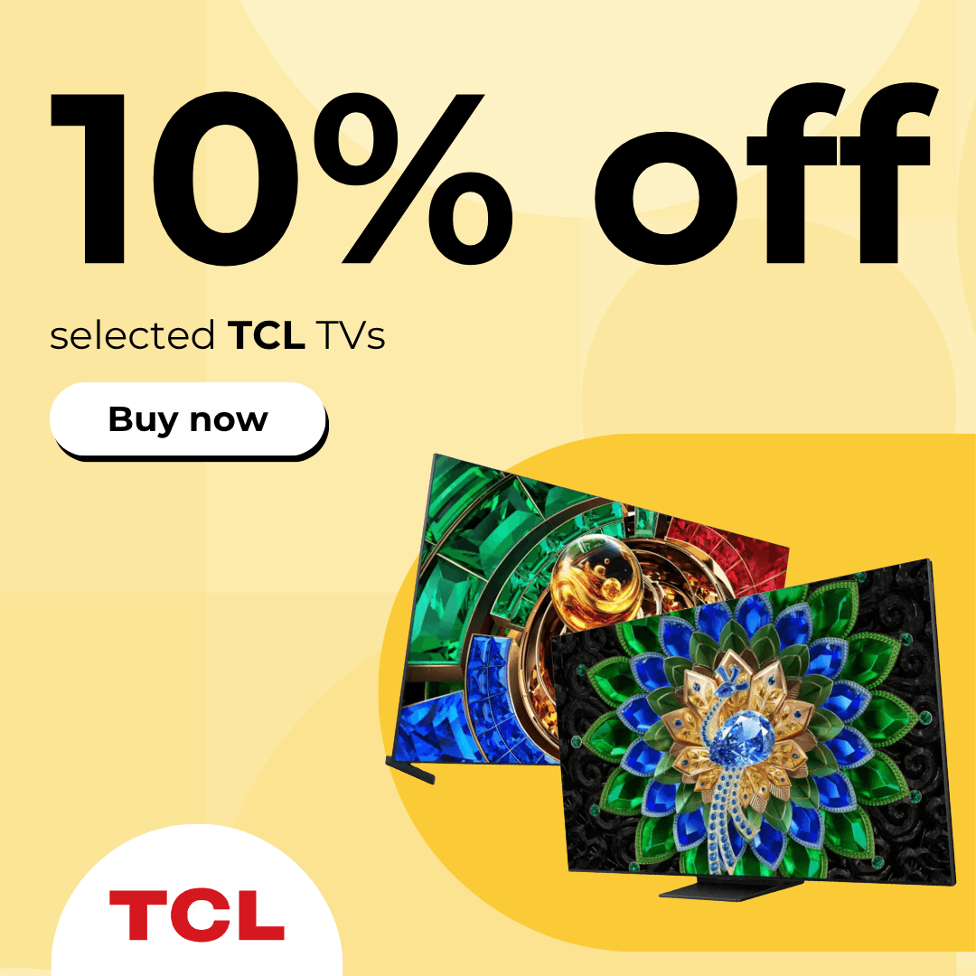 10% off selected TCL TVs